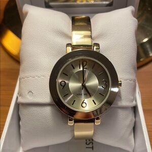Nine West Gold Tone Women's Watch